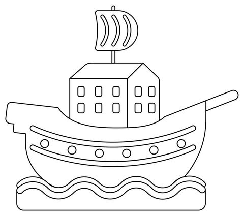 Noahs Ark Coloring Page